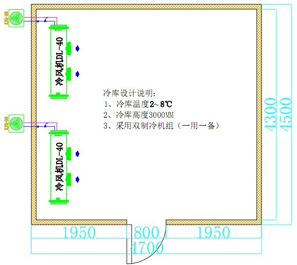 65立方醫(yī)藥冷庫平面圖.jpg